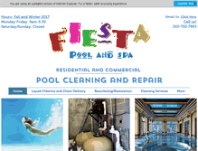 Tablet Screenshot of fiestapoolservices.com